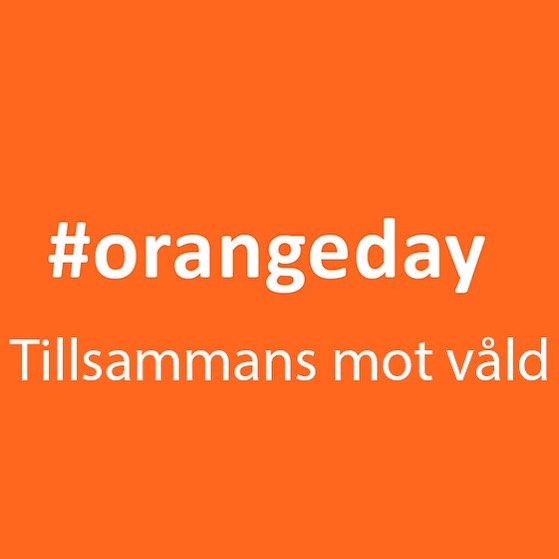 Orange Day, tillsammans mot våld. Idag är dagen då FN uppmanar hela världen att … | 𝗼𝗿𝘂𝘀𝘁𝗸𝗼𝗺𝗺𝘂𝗻